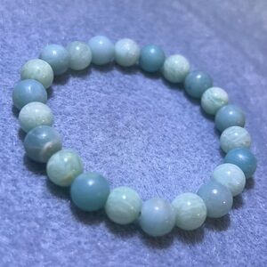 Blue Amazonite Beaded Bracelet Jewelry